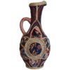 Decorative Pottery Pitcher Adorned with Authentic Persian kilim