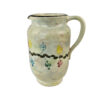 Decorative Pottery Pitcher Handcrafted Artistic Floral Design