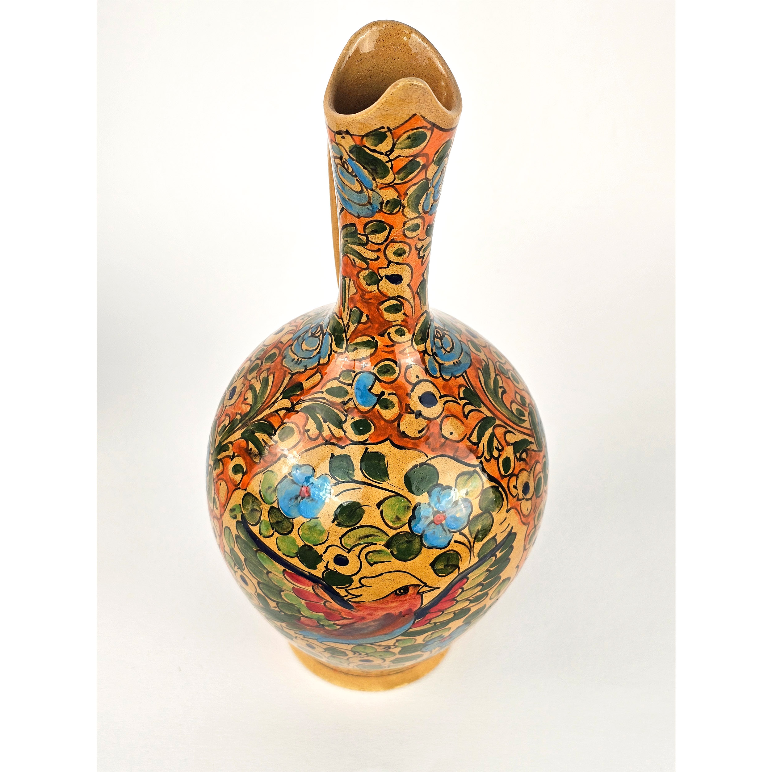 Decorative Pottery Pitcher Handcrafted Traditional Gol o Morgh