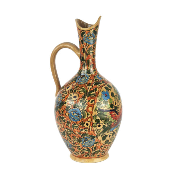 Decorative Pottery Pitcher Handcrafted Traditional Gol o Morgh