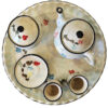 Decorative Pottery Tray with Artistic Design Handcrafted & HandPainted