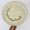 Decorative Pottery Tray with Artistic Design Handcrafted & HandPainted