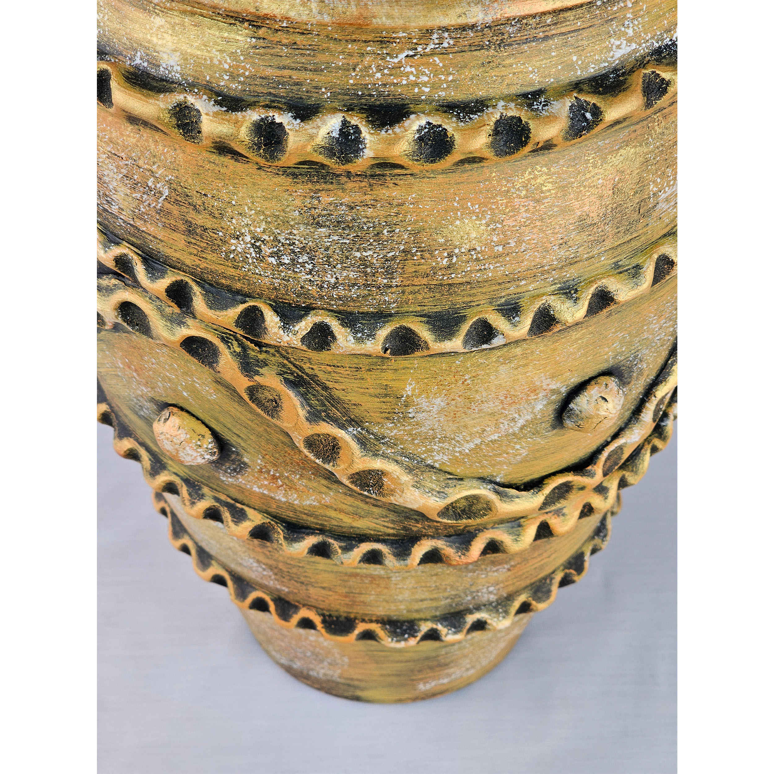 Decorative Pottery Vase Artistic Home Decor Handcrafted