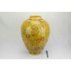Handcrafted Decorative Persian Pottery Vase Hand-Painted with Gol o Morgh Design