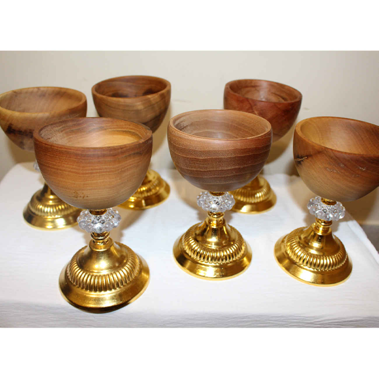 Decorative Wooden Bowl Footed Made from Walnut Wood Handcrafted Elegance