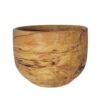 Decorative Wooden Bowl Handcrafted Rustic Style