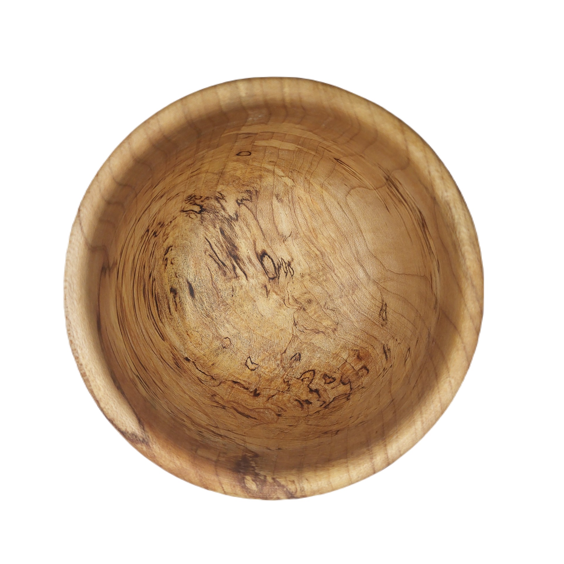 Decorative Wooden Bowl Handcrafted Rustic Style