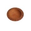 Decorative Wooden Bowl Handcrafted with Floral Design