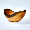 Decorative Wooden Bowl Natural Cherry Wood Handcrafted