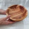 Decorative Wooden Bowl Rustic Made of Walnut, Cherry & Wild Forest Tree Wood