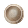Decorative Wooden Bowl in Bowl Walnut Wood Artisanal