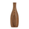 Minimal Handcrafted Decorative Bud Vase Made from Natural Solid Wood in Brown