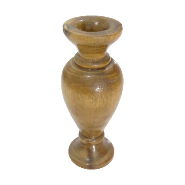 Handcrafted Decorative Wooden Bud Vase for Your Living Space