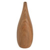 Handcrafted Decorative Wooden Vases Made from Natural Solid Wood Artistry Rustic- Set of 2