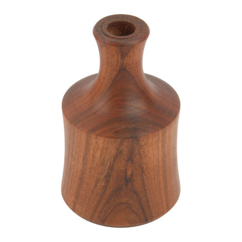 Rustic & Minimal Decorative Bud Vase Made from Natural Solid Wood – Set of 2