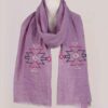 Embroidered Hemp Shawl for Women Model Single Sided