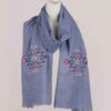 Embroidered Hemp Shawl for Women Model Single Sided