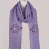 Embroidered Hemp Shawl for Women Model Single Sided