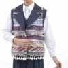 Embroidered Vest for Women with Patchwork Design