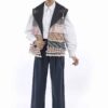 Embroidered Vest for Women with Patchwork Design