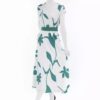 Fit Dress with Belt for Women with Floral Design