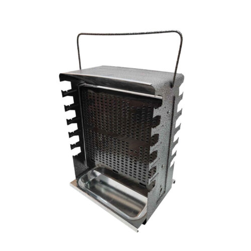 Vertical Gas Burner Grill for Kebabs – Double-Sided with 12-Skewer Stand