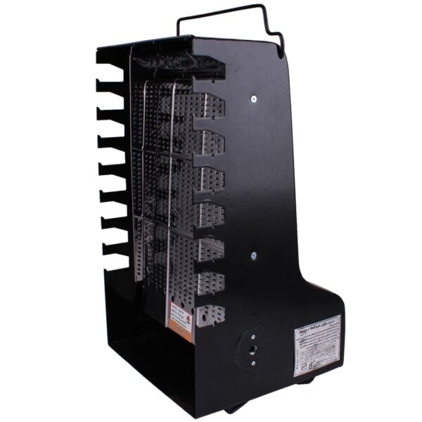 Vertical Gas Kebab Grill with 8-Skewer Burner Stand