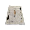 Genuine Persian Gabbeh Wool Rug Handwoven Animal Motifs