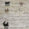 Genuine Persian Gabbeh Wool Rug Handwoven Animal Motifs