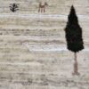 Genuine Persian Gabbeh Wool Rug Handwoven Animal Motifs