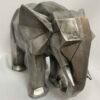 Geometric Elephant Figurine Animal Sculpture for Artisan