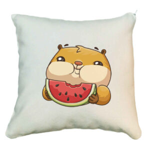 Fantasy Throw Pillow Cushion – Hamster Cartoon