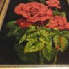 Hand-Knotted Persian Pictorial Rug from Tabriz Rose Flower