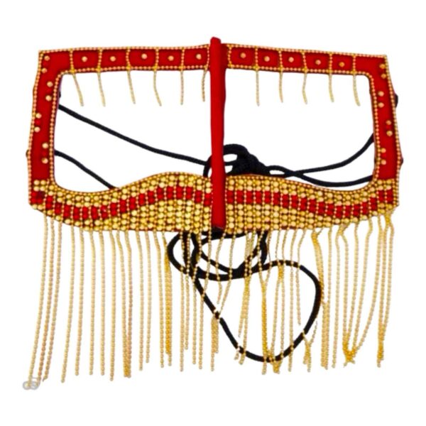 Handcrafted Rhinestone Battoulah Mask - Gulf Burqa