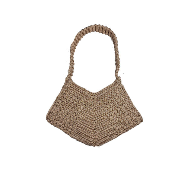 Handwoven Hemp Crochet Tote Bag for Women