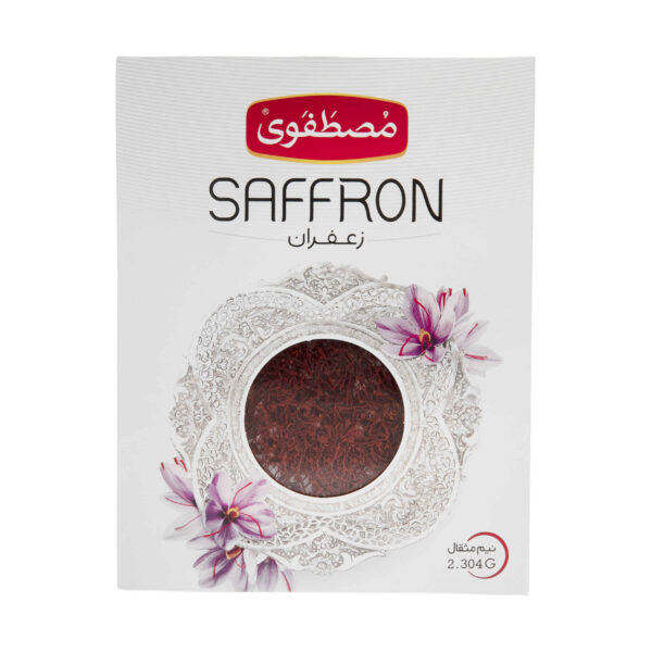 Mostafavi Talc Top Sargol Saffron – Authentic Iranian – 2.304 Grams