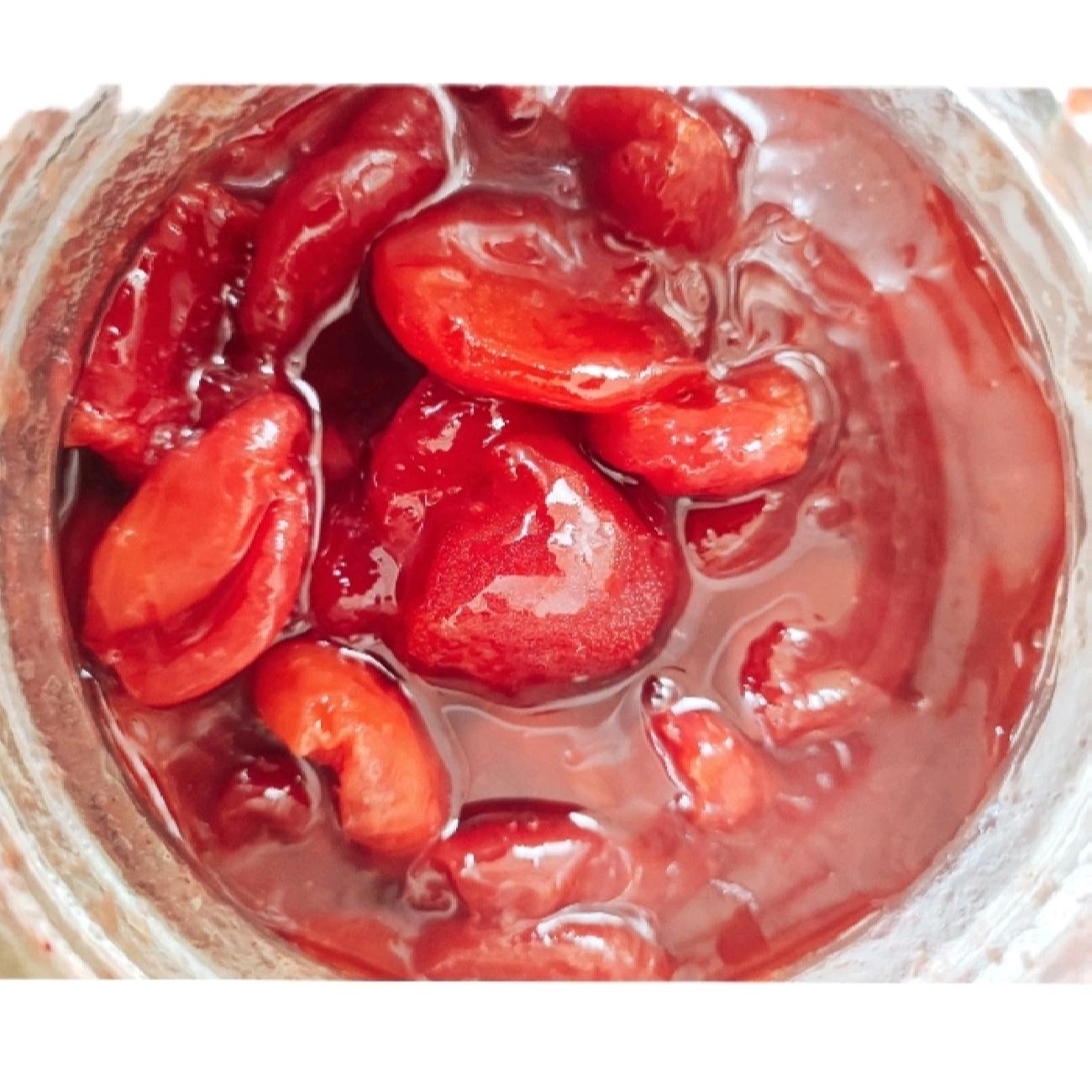 Persian Mixed Peach & Apricot Torshak in Syrup – Tangy Fruit Spread Snack, 450 gr