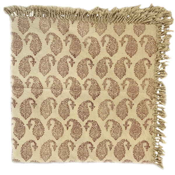 Iranian Tablecloth Traditional Block Printed Kalamkari in Isfahan