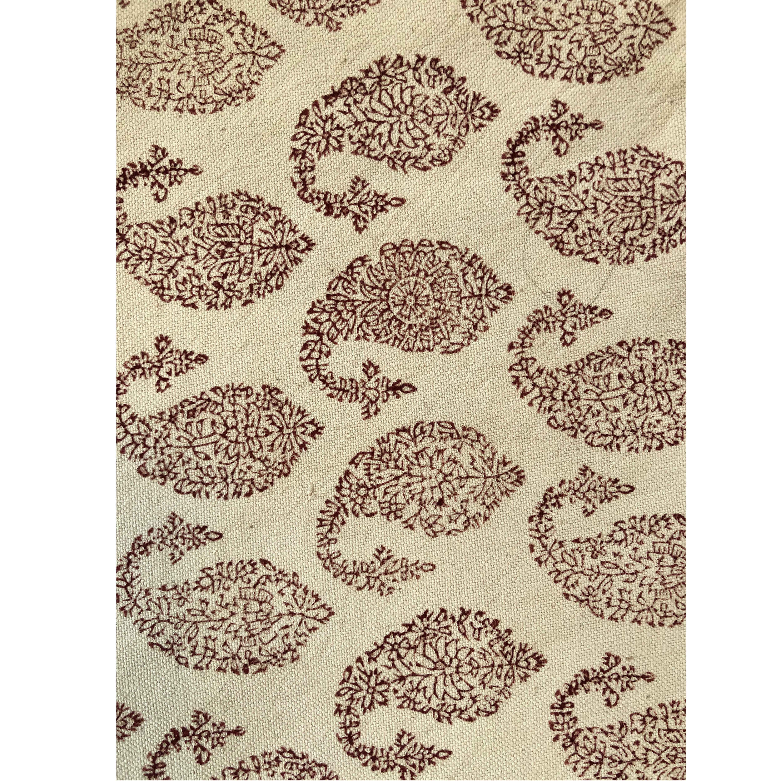 Iranian Tablecloth Traditional Block Printed Kalamkari in Isfahan