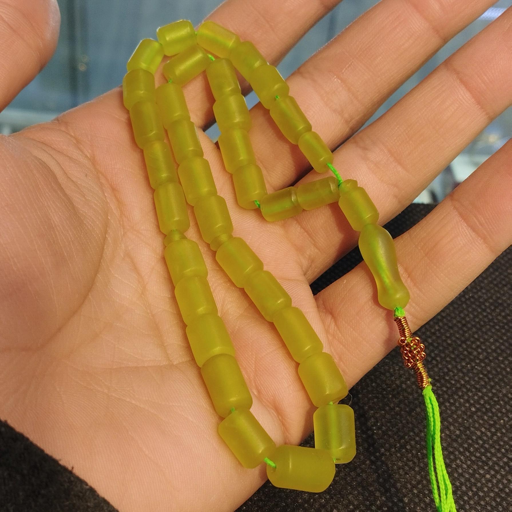 Islamic Afghanistan Shah Maghsoud Rosary Crafted with 33 Prayer Beads Misbaha