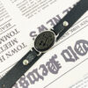 Islamic Bracelet with Leather & Agate Stone Adjustable Ya Baqiyatallah Calligraphy