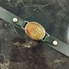 Islamic Bracelet with Leather & Agate Stone Ya Zaynab for Men