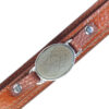 Islamic Leather Bracelet with Jade Stone for Men with Ayatul Kursi