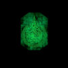 Islamic Resin Pendant Glow in The Dark Ayatul kursi Dua
