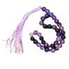 Islamic Amethyst Rosary Crafted with 33 Prayer Beads Tasbih