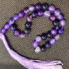 Islamic Amethyst Rosary Crafted with 33 Prayer Beads Tasbih