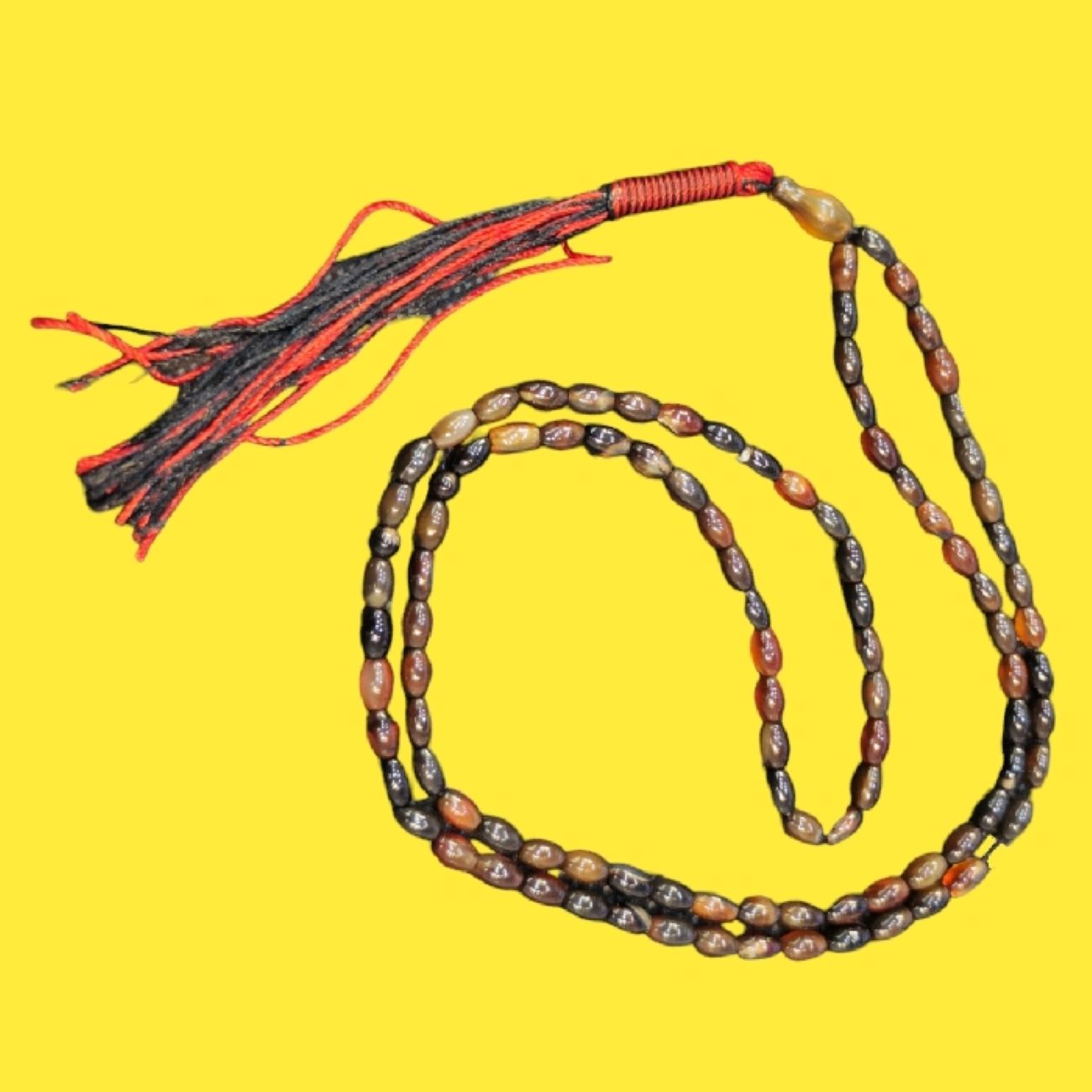 Islamic Sulemani Hakik Rosary Crafted with 101 Prayer Beads Tasbih Misbaha