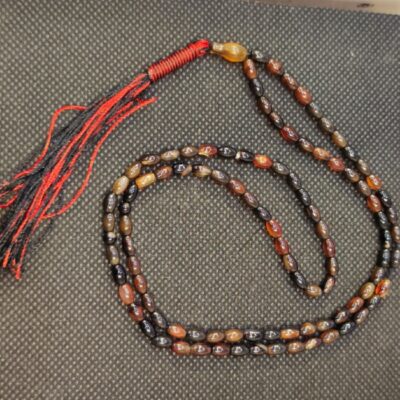 Islamic Sulemani Hakik Rosary Crafted with 101 Prayer Beads Tasbih Misbaha
