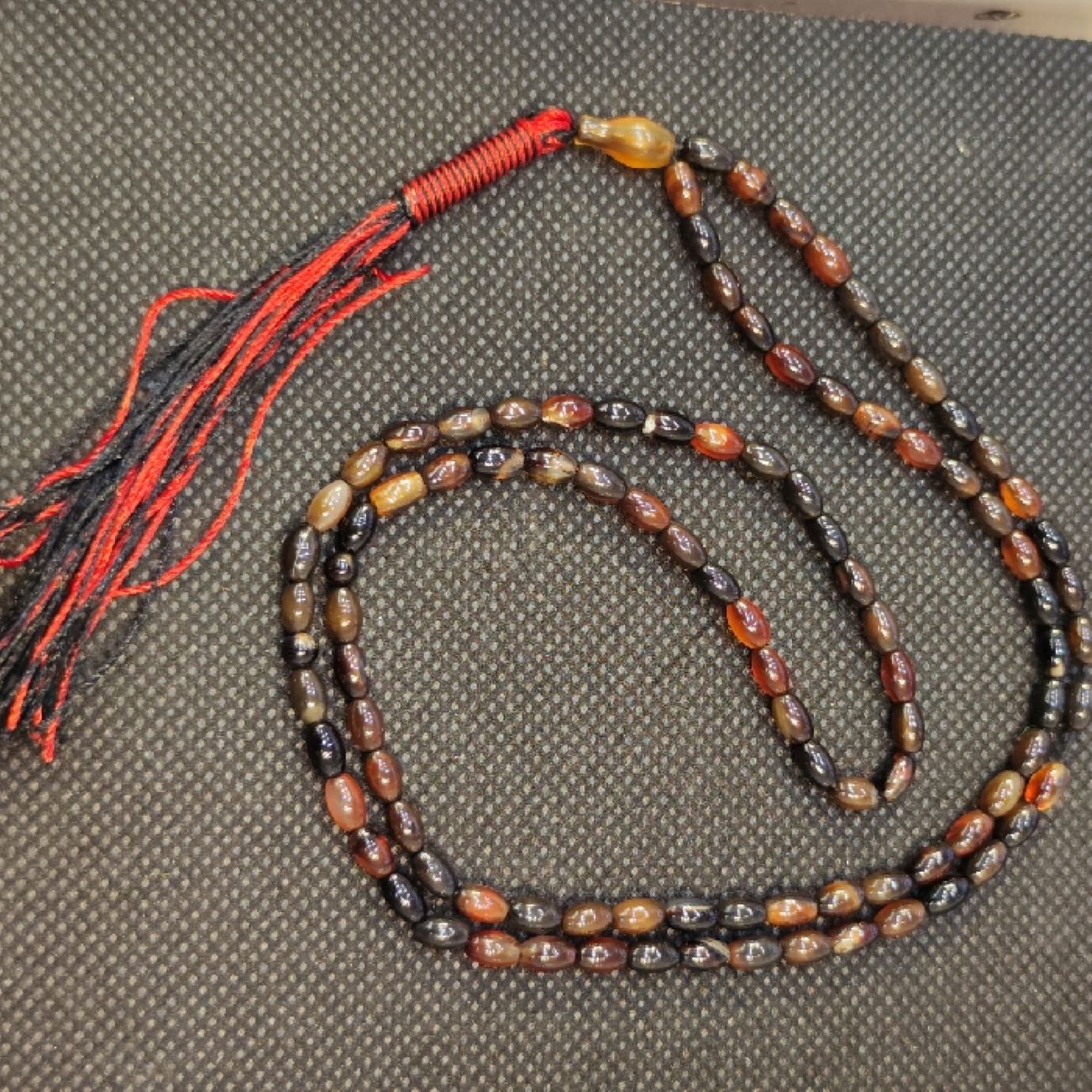 Islamic Sulemani Hakik Rosary Crafted with 101 Prayer Beads Tasbih Misbaha