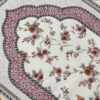 Islamic Thin Prayer Mat Sajadah in Chenille Floral